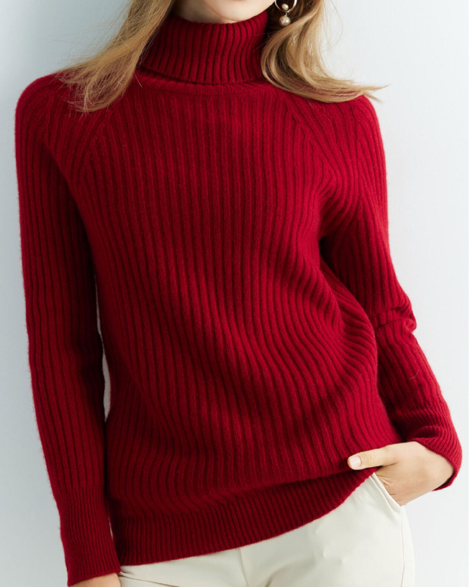 Sweater rood hot sale